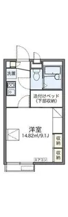 レオパレストゥルーハート【205号室】の間取り