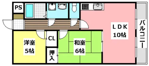 ノルテローズ【302号室】の間取り