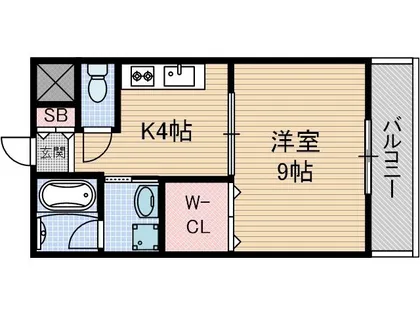 ルミエールMORI【3階】の間取り