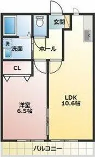 サンルミエール【202号室】の間取り