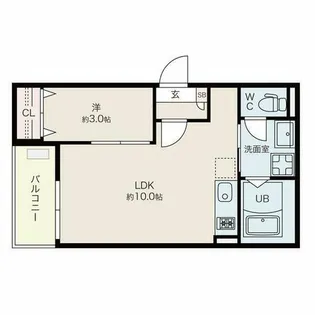 JACK HOJINⅠ【2階】の間取り