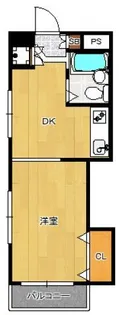 ビバライフ船場【4階】の間取り