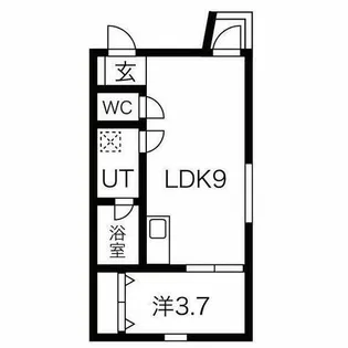 フォレスト笠寺【3階】の間取り