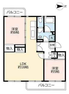 UR水草【0060606号室】の間取り