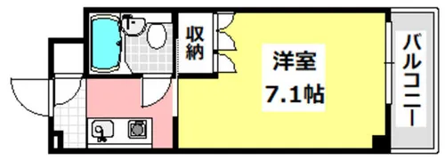 仲矢ハッピーハイツD棟【201号室】の間取り