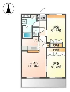 アルカディアA棟【1階】の間取り