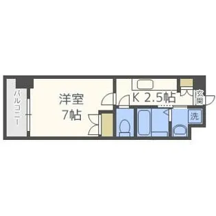 No.111 CLUB ORIENT BLD TRADING TOWE【13階】の間取り