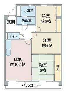メゾン志水【3階】の間取り