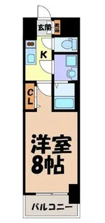 エスリード金山クラッシィ【14階】の間取り