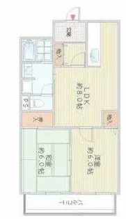 ラ・フォーレ高井田【2階】の間取り