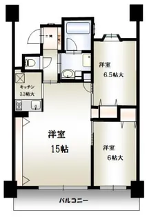 アンピール博多駅南【6階】の間取り