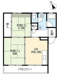 UR多聞台【C070203号室】の間取り