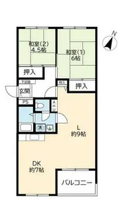 UR芦屋浜【0030432号室】の間取り