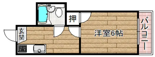 丸矢マンション【302号室】の間取り