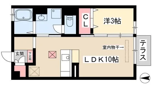 あおぞら【2階】の間取り