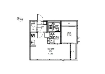 Grandtic Moralis N【1階】の間取り