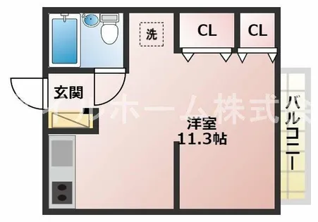 ハレモアナ【2G号室】の間取り