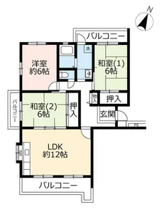UR奈良青山一丁目【0070404号室】の間取り