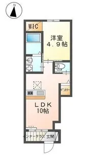 グリーンハーベスト鈴蘭台【1階】の間取り
