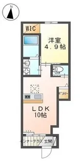 グリーンハーベスト鈴蘭台【1階】の間取り