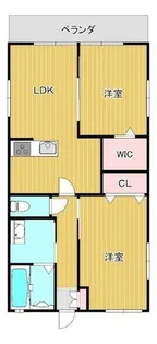 プランドール清田【1階】の間取り