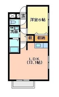 フレシールメゾン【2階】の間取り