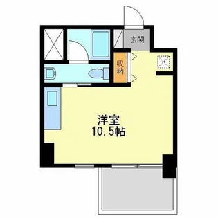 FEEL三国【10階】の間取り