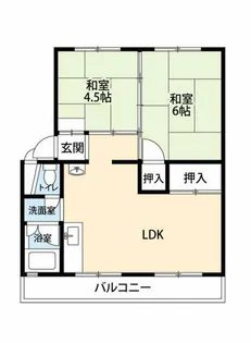 公社賃貸SMALIO 牧野B【9-208号室】の間取り