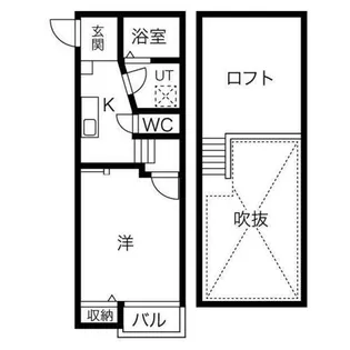 Creo中村公園伍番館【2階】の間取り
