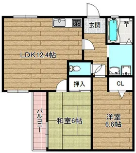 リンデンホフ【201号室】の間取り