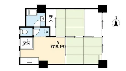 UR伝法【0010237号室】の間取り