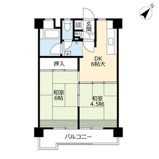 UR金田一丁目【0061121号室】の間取り