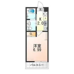 Kamo River清水五条【1階】の間取り