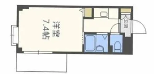 エス・グランデ渋川【1階】の間取り