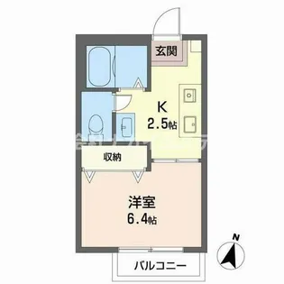 加東市社(レーベンス ガルテン)【202号室】の間取り