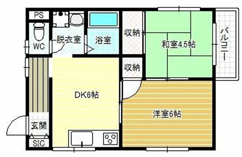 プレジール5丁目【2階】の間取り