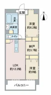 C&S橦木【5階】の間取り
