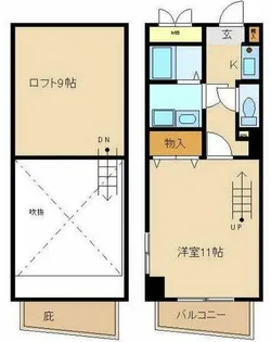 サンシャイン西梅田【8階】の間取り