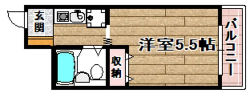 オレンジハイツ【3階】の間取り