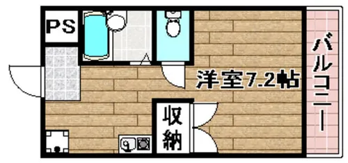 アゼリア2号館【310号室】の間取り