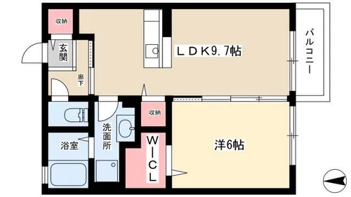 ロイヤルシティー【2階】の間取り