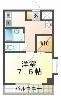 フルール名谷【4階】の間取り