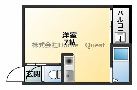 阪口マンション【1階】の間取り