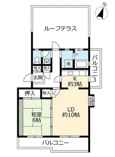 UR馬見南6丁目【0080501号室】の間取り