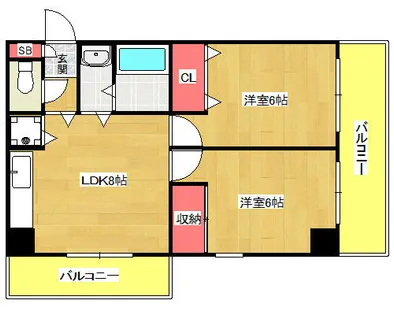 区商協ビル【4階】の間取り