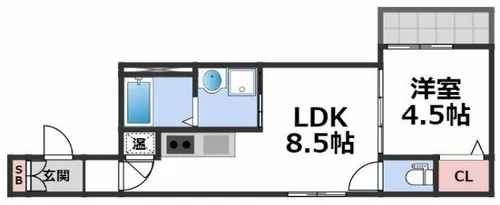 メゾンアイギス【1階】の間取り