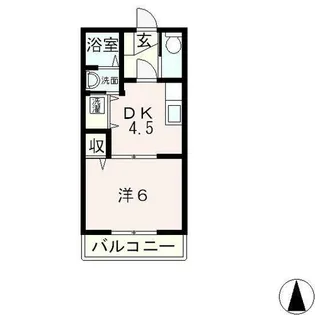 滋賀県大津市北大路2丁目【アパート】の間取り