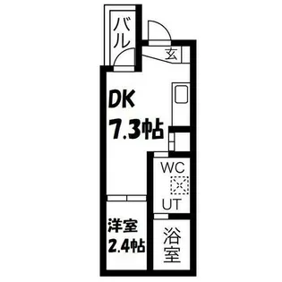 グランレーヴ名駅【3階】の間取り