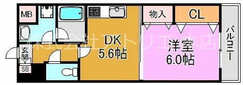 パインクレスト【1階】の間取り