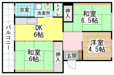 森田第三マンション【2階】の間取り